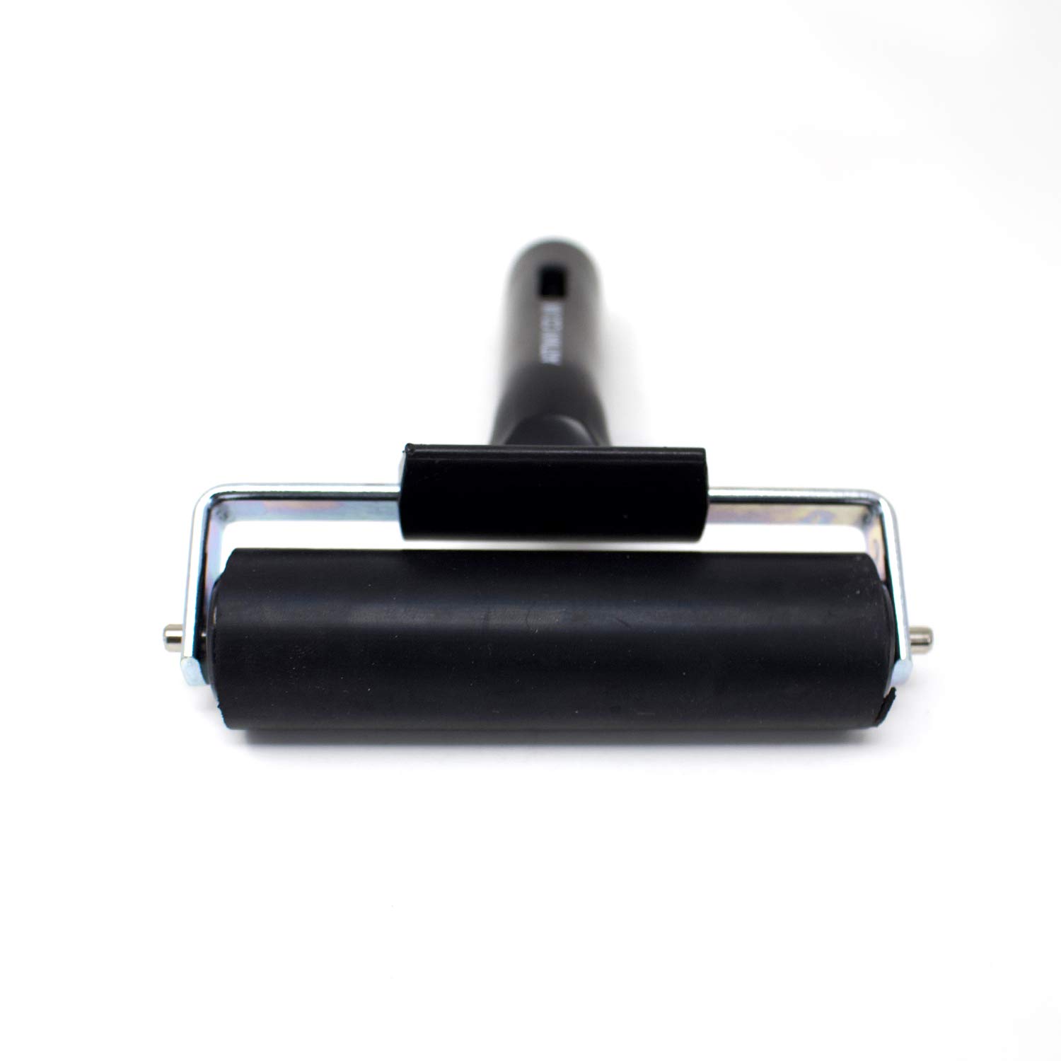 Artway - Rullo da inchiostro - Gomma rigida - Per stampare a calco su tela - Manico nero - 10 cm