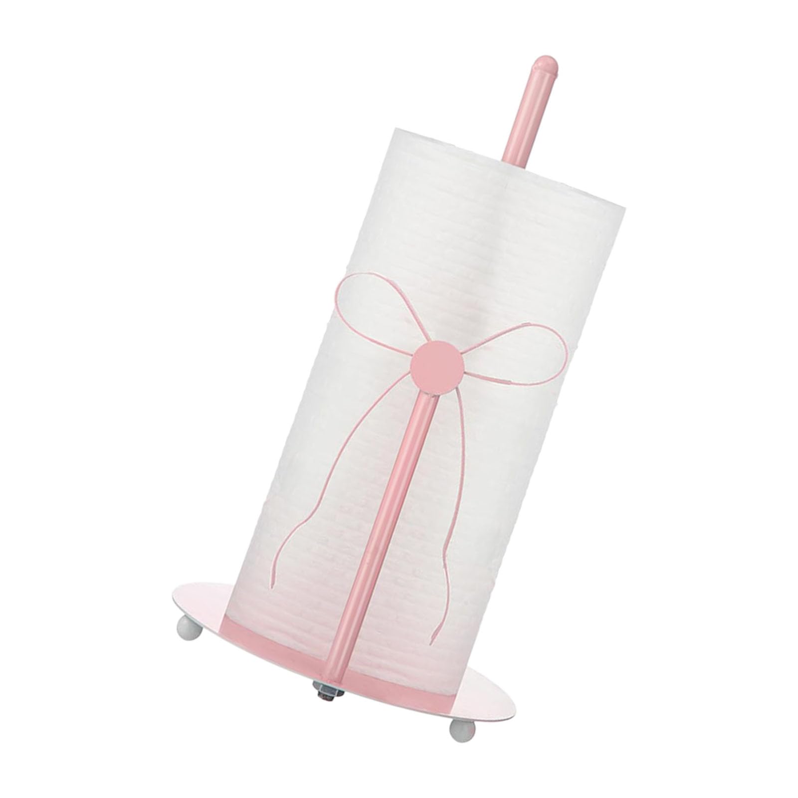 Lovely Butterfly Knot Themed Tissue Dispenser Practical Wall Mounted Toilets Paper Rack for Small Bathrooms Butterfly Tissue Paper Stand