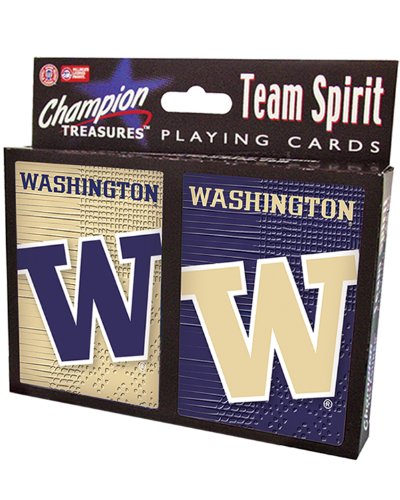 Washington Huskies 2 Packs de Naipes