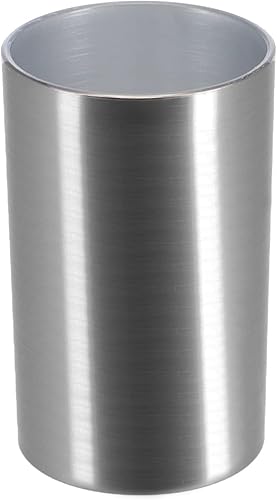 Titular de vaso de baño de aluminio cepillado o soporte para cepillo de dientes NOUMEA