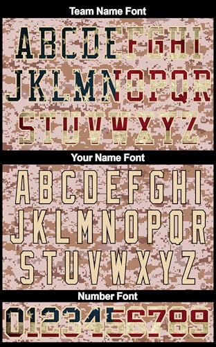 Custom Camo Blank Baseball Jersey Women Men Youth, Baseball Sports Fan Shirt Stitched Printed Name Number Logo miniatura 3