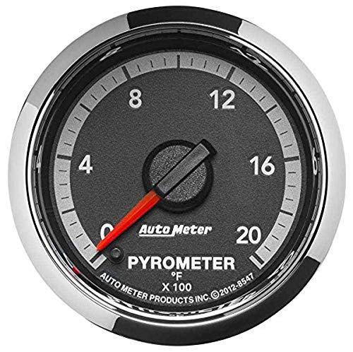 AUTO METER 8547 Factory Match 2-1/16" Electric Pyrometer (0-2000 Degree F, 52.4mm)