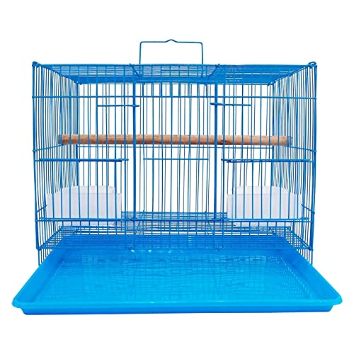 Lovely PET’S KINDOM-15 Bird cage for Budgies,Finches,Love Birds,Cocktails,Conures,Cuttlefish Bone Holder,with Cuttlefish…
