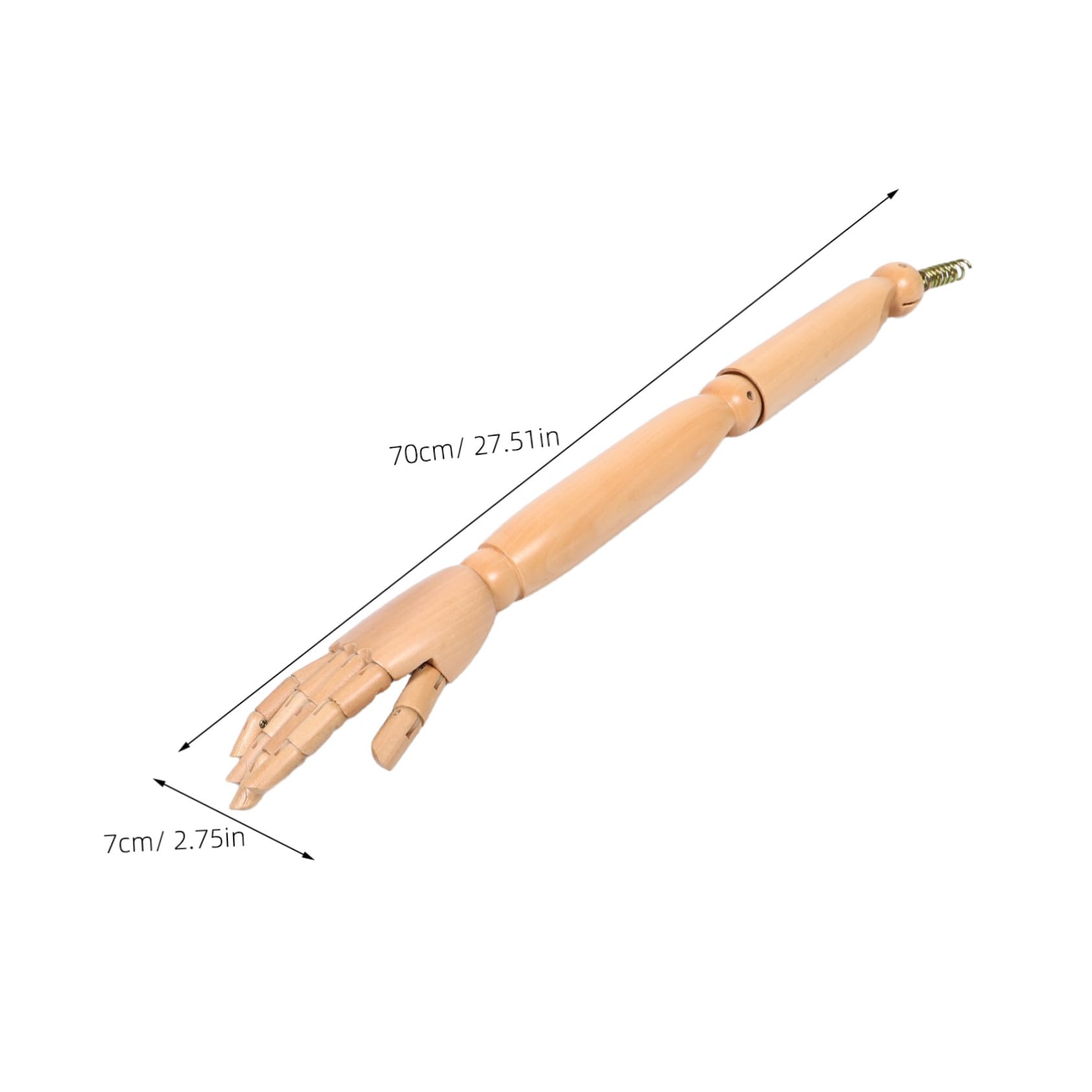 DIYEAH Accesorios De Brazo De Madera Articulados Para Marionetas Brazos Flexibles De Maniquí Con Articulaciones Móviles Fabricación De Títeres Exhibición De Manos De Maniquí