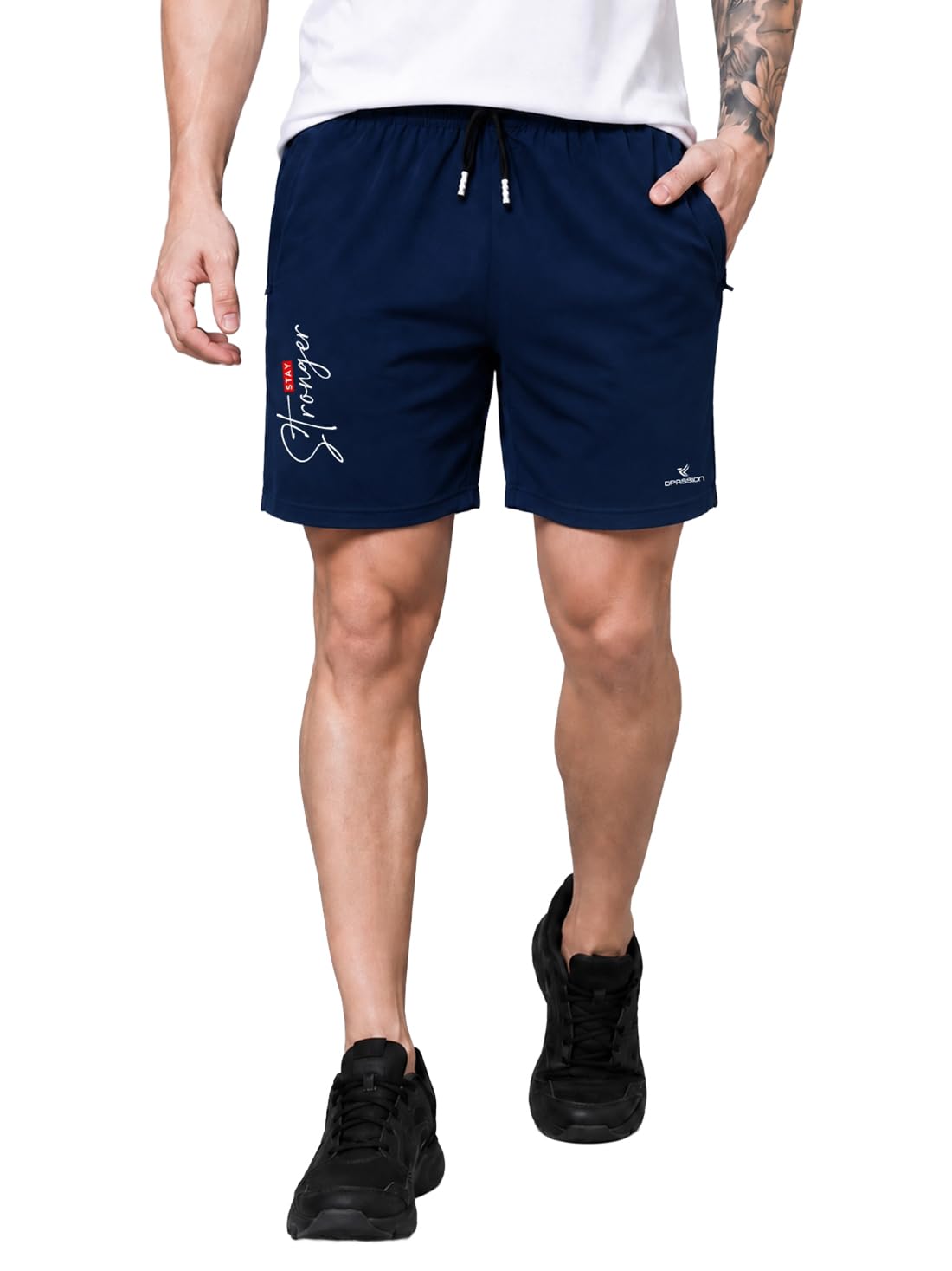 dpassion Men's Quick Dry Sports Shorts | Gym, Running & Training Shorts-picture-28