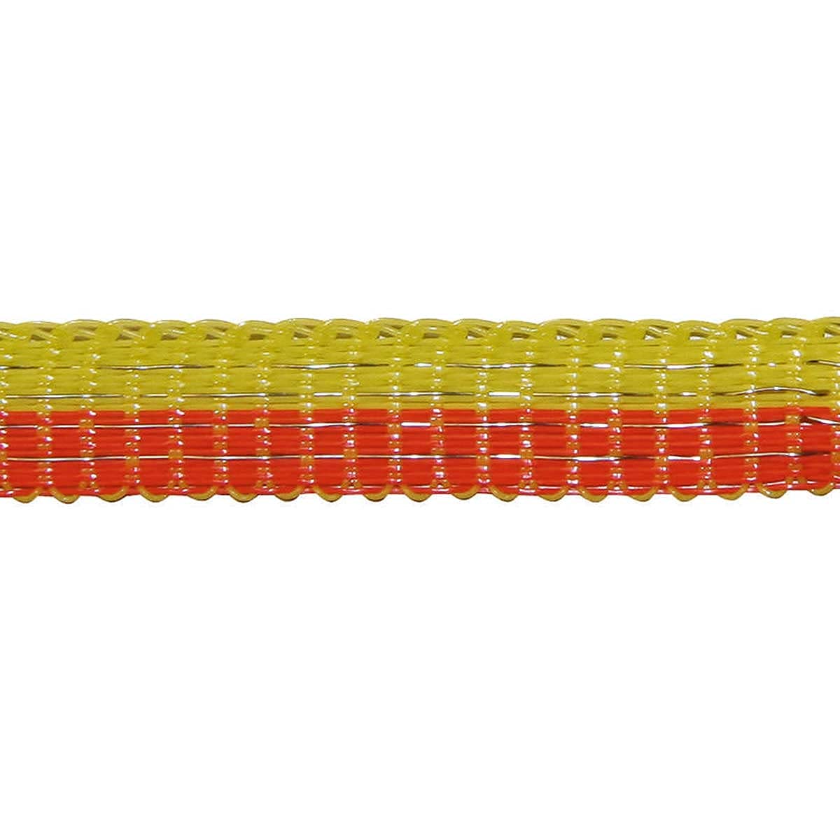 Agrarzone Taśma ogrodzeniowa Basic 10 mm, 4x0,16 Niro, żółto-pomarańczowa (1000 m)