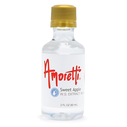 Amoretti - Sweet Apple Extract Water Soluble 2 oz - Highly Concentrated & Perfect For Pastry, Savory, Brewing, and more, Preservative Free, Vegan,