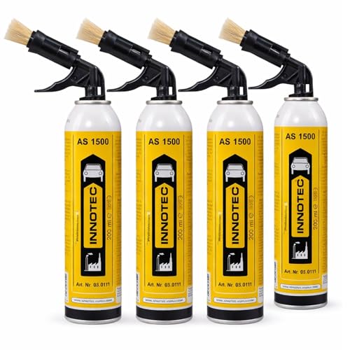 4 Stück Innotec AS 1500 – Hochtemperatur-Montagefett – Schmier- und Trennmittel für extreme Temperaturen – Wartung und Montage von Bremsanlagen, Schrauben und Maschinenteilen – schützt vor Festfressen