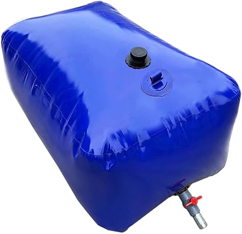 Vejiga de almacenamiento de agua de 64 galones, caja de camión resistente, camping, granja agrícola, portátil, de gran capacidad, contenedor de agua