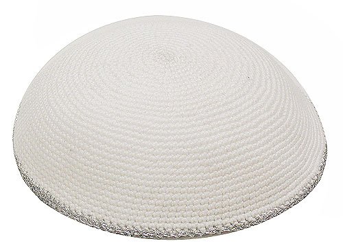 Image of Zion Judaica Quality Knit Kippahs Bulk Packs Knitted Kippot and Single Hand-Knit Kippas Kipa Clips Included