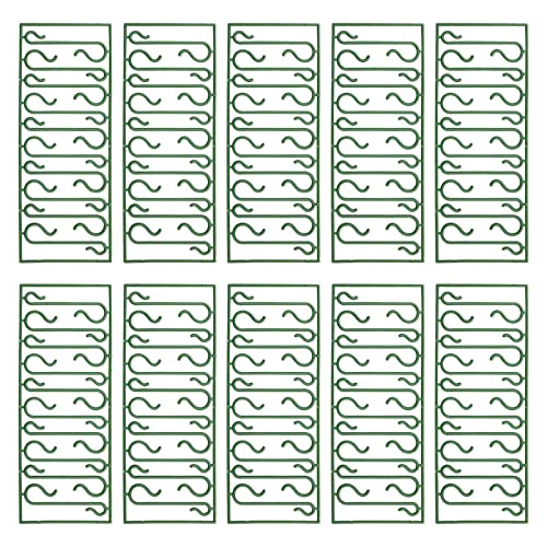 100Pcs Christmas Ornament Hooks S-Shaped Wire Hook Hangers Hanging Jewelry S Hooks Connectors Hook