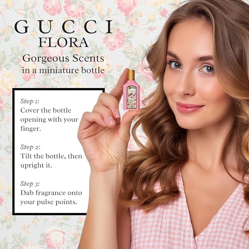 gucci flora perfume for women variety gift set mini splashes 4 x 016 fl oz