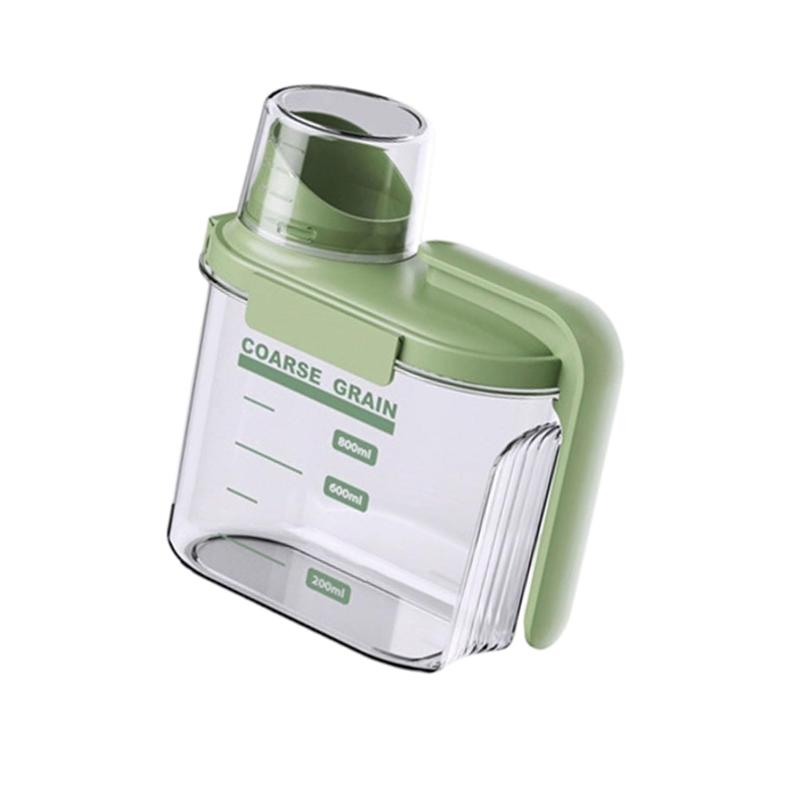 CUNZJIA Small Long Handle Storage Container for Pet Snacks and Dry Items with Secure Seal and Sturdy PP Build