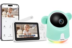 1080P Baby Monitor with Camera, Audio, and App Control: Keep Your Little...