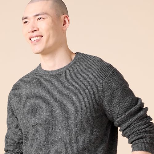 Amazon Essentials Men's Long-Sleeve Soft Touch Waffle Stitch Crewneck Sweater - Image 5