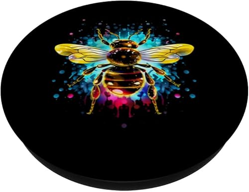 Miniatura 2 de Bumblebee Fligendes Insect Wilderness Colorful Wildlife Inse PopSockets Standard PopGrip