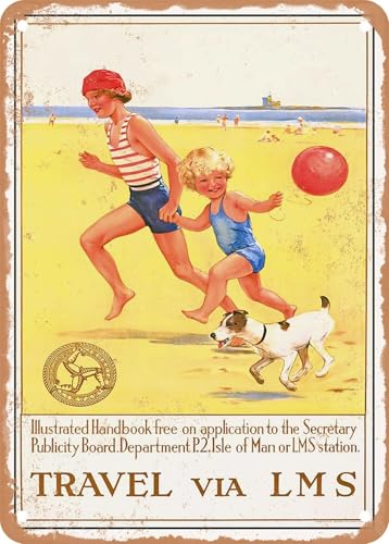 METAL SIGN - 1929 Travel Via LMS Vintage Ad home decor