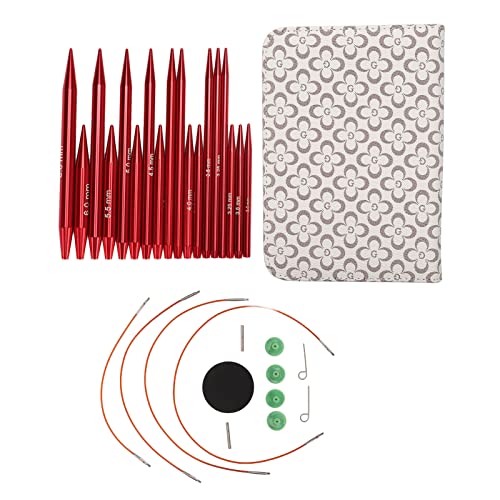 Kit aiguilles à tricoter circulaires pour créer un plaid dans votre salon