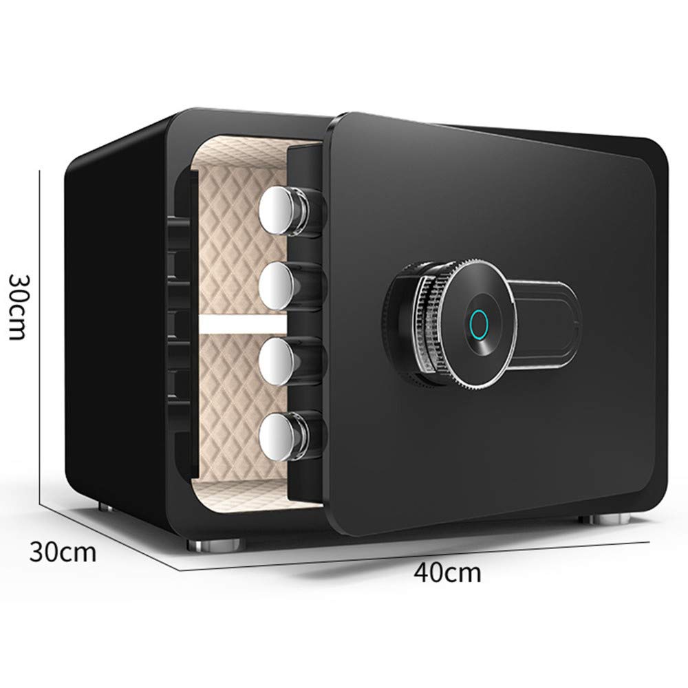 Coffre-Fort avec Mot de Passe à Empreintes digitales, matériau entièrement en Acier, Empreinte Digitale Semi-Conductrice, Boulon de Verrouillage en Alliage, Grande capacité, inviolable et