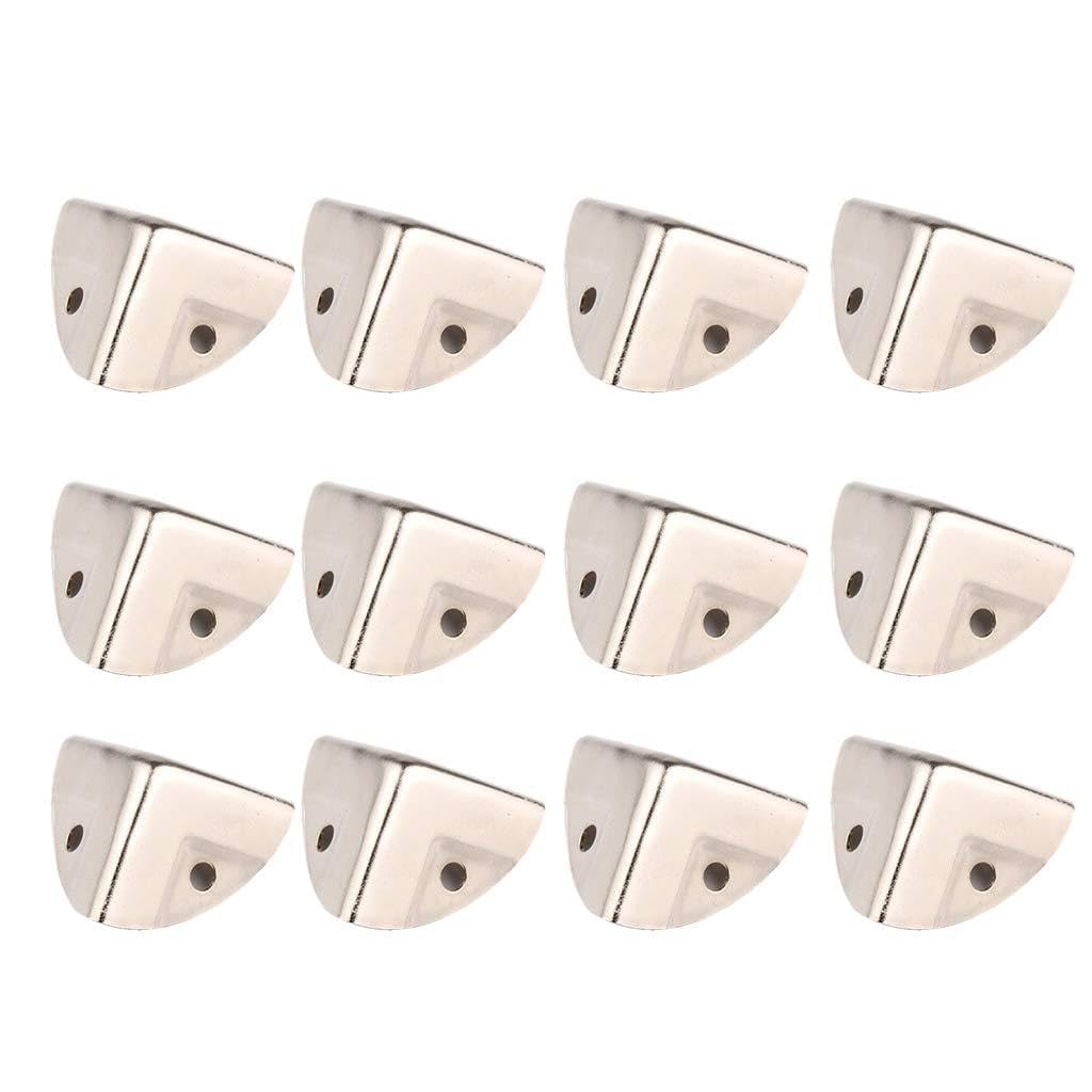 LIUZIKUN 12 Pieces Decorative Corner Wood for Case Corner Protector Cabinet Box Corner Protector Furniture Guards
