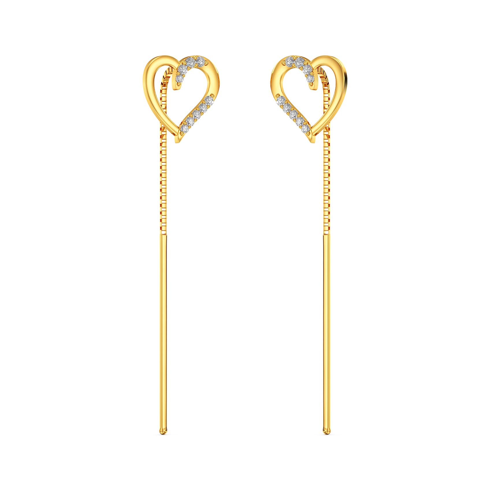 Joyalukkas Glinted Yellow Gold Earring For Womens (B0CLVJLGQ3) Amazon Price History, Amazon Price Tracker