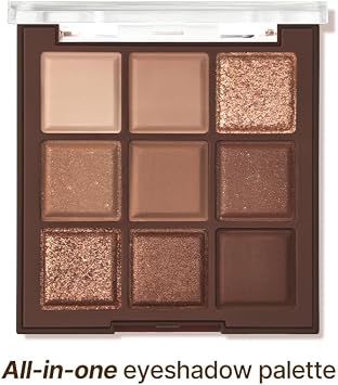 dasique Shadow Palette No. 11 Chocolate Fudge, Cruelty Free, 9 Mixable Shades in Smooth, Matte and Shimmering Finishes with Beautiful Pearls