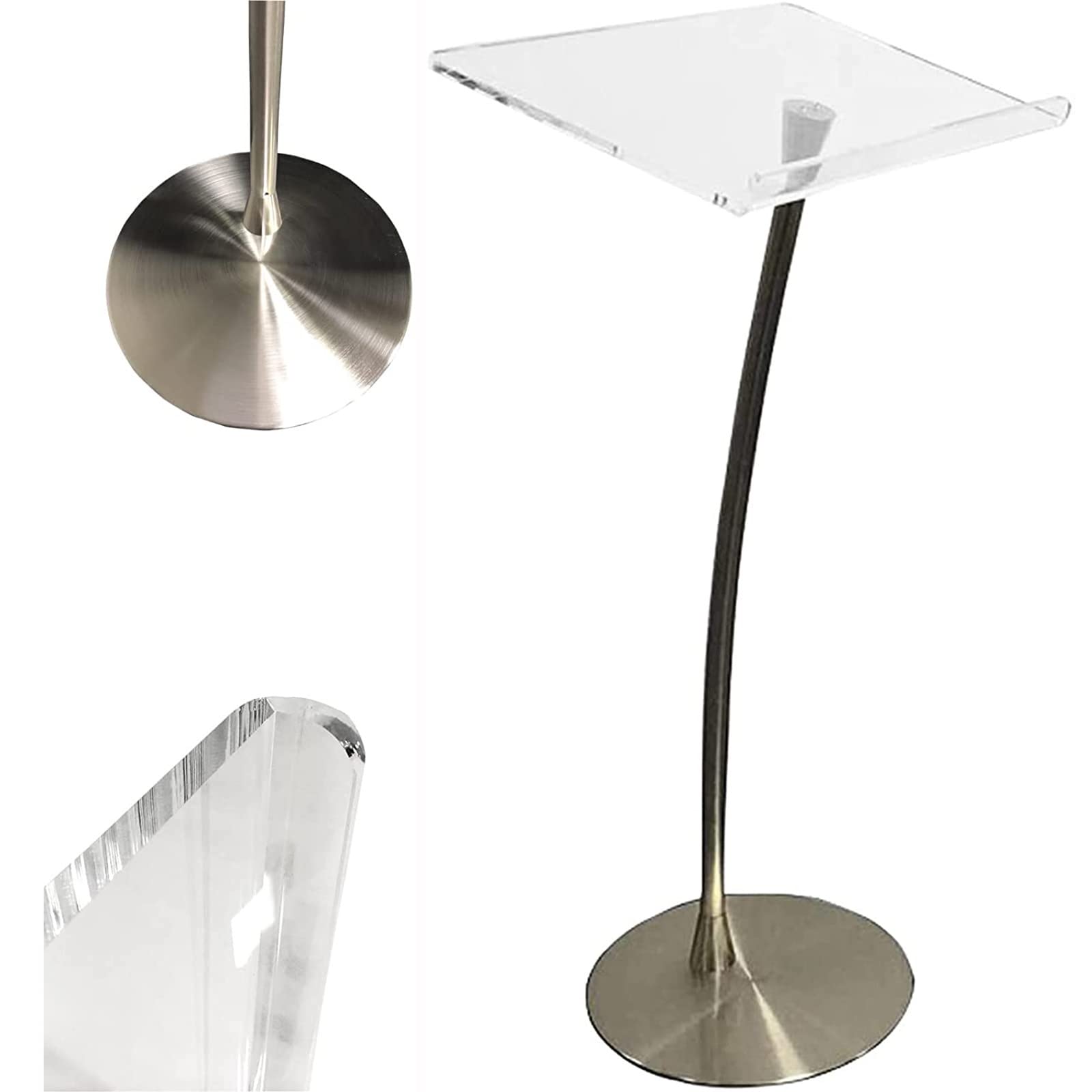 Buy Pulpit Stand for Church Acrylic 43.3" Tall, Clear Lecterns and