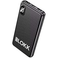 Blokk 20,000mAh USB-C Portable Power Bank w/128GB Hard Drive