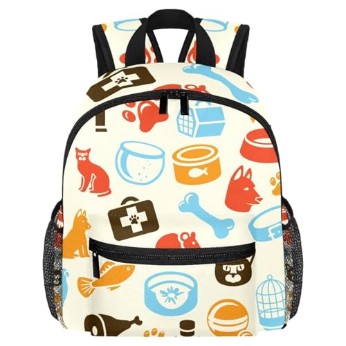 Petit sac à dos léger animaux pour voyager sans encombre avec poches bouteille latérales