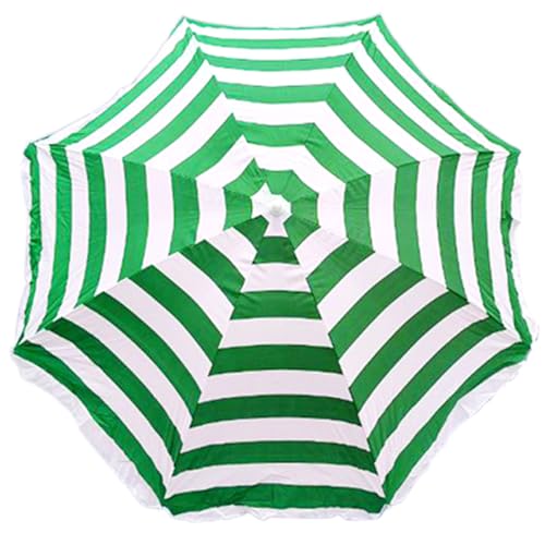 Image of 7 Feet Heavy Duty Garden Umbrella Big Size Waterproof UV Protected Wind Resistant Outdoor Use with Stand