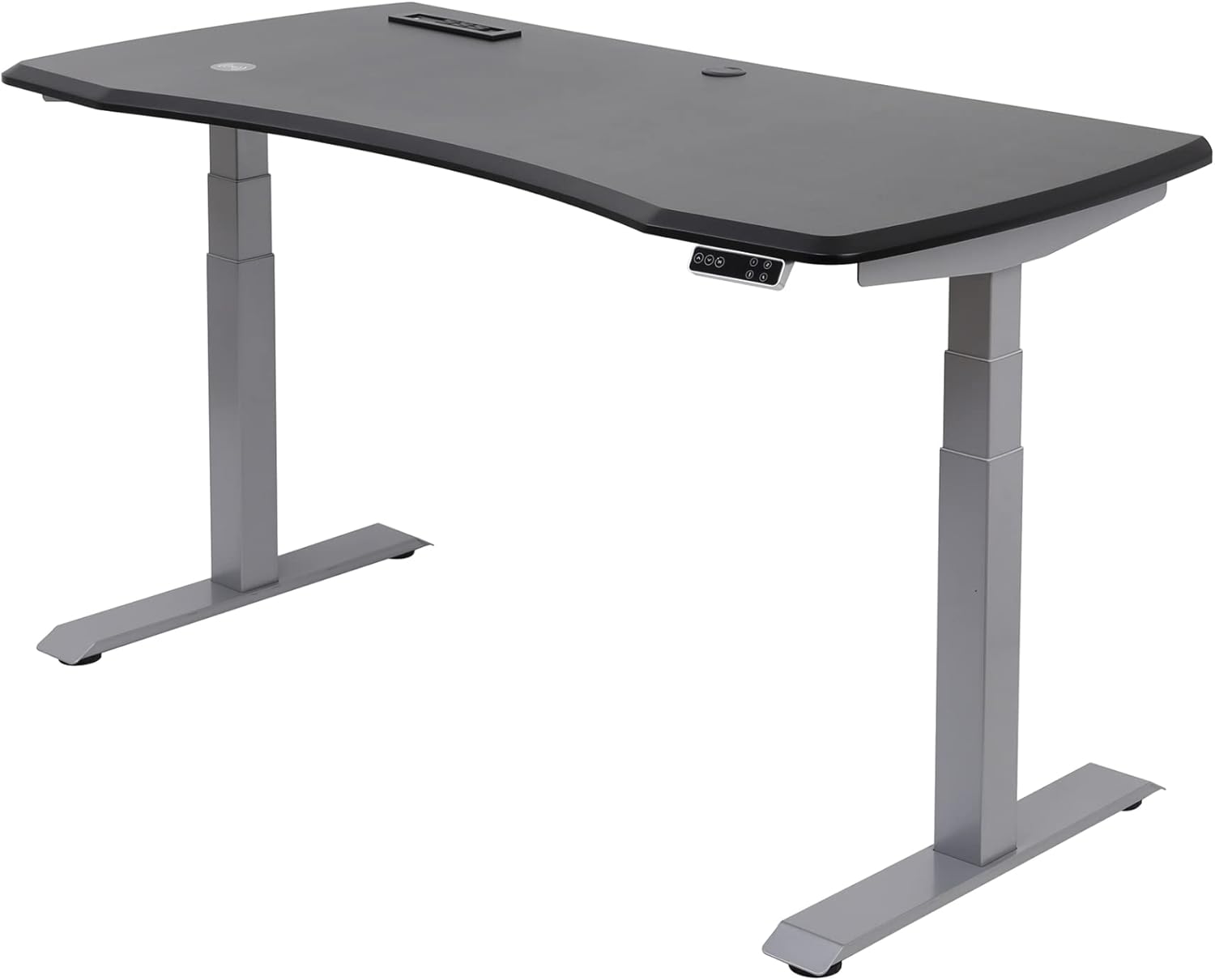 WorkPro Electric Height-Adjustable Standing Desk with Wireless Charging, 60" - Thumbnail 2