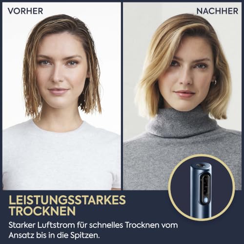 BaByliss Air Wand - Haartrockner, Glätteisen and Styler in einem, Blau – Ansicht 4