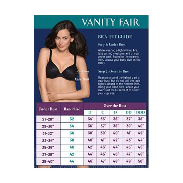 Vanity-Fair-Womens-Beyond-Comfort-Seamless-Back-Wireless-Bra-34B-44DD Vanity Fair Women's Wireless Beyond Comfort Bra with Seamless Back (34B-44DD), Full Figure-Neutral, 44DD
