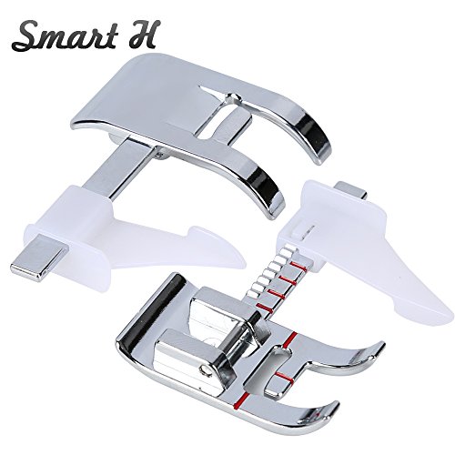 Smart H Adjustable Guide Sewing Machine Presser Foot. Fits For Low Shank Domestic Sewing Machine. Snapping On Brother, Babylock, Singer, Janome , Juki, New Home. #TOP4