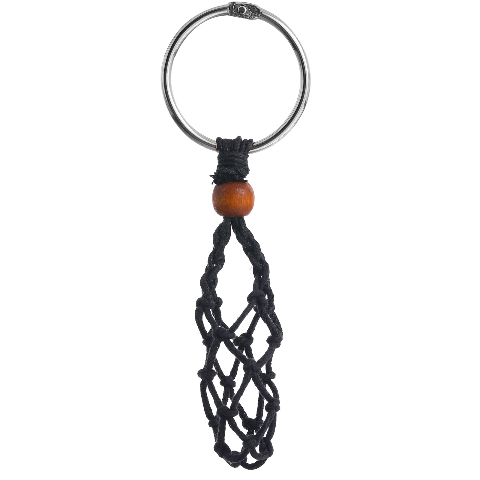 CIFIBIFUN Diy Keychain Unfinished Macrame String Lanyard Stone Crystal Holder Cord, Jewelry Making Accessories Key chains