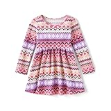 The Children's Place,and Toddler Long Sleeve Fashion Dress,4T