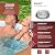 Coleman Ponderosa AirJet 2 to 4 Person Inflatable Hot Tub Round Portable Outdoor Spa w/ 120 AirJets & EnergySense Energy Saving Cover, Orange