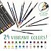 Crayola Signature Blend & Shade Soft Core Colored Pencils in Tin, Gift - 24 Count, Blend & Shade Colored Pencils