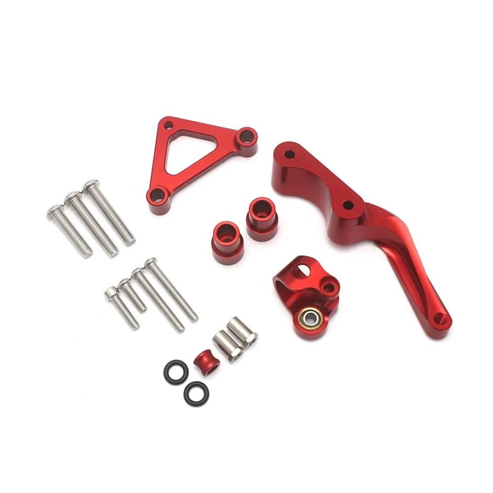 X Psblty Red Bracket 3 Stabilizer Level Damping Damper Support Kit For For Monster 696 796 795 Accessories Motorcycle Mounting Holder Steering Damper Bracket Stabilizer(Red Bracket 3)