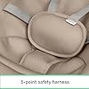 Ingenuity Nestle Vibrating Rocker, Lightweight Foldable Infant Seat with Breathable Fabric, 2-Position Recline, Mini Vibration Unit, 5-Point Harness #5