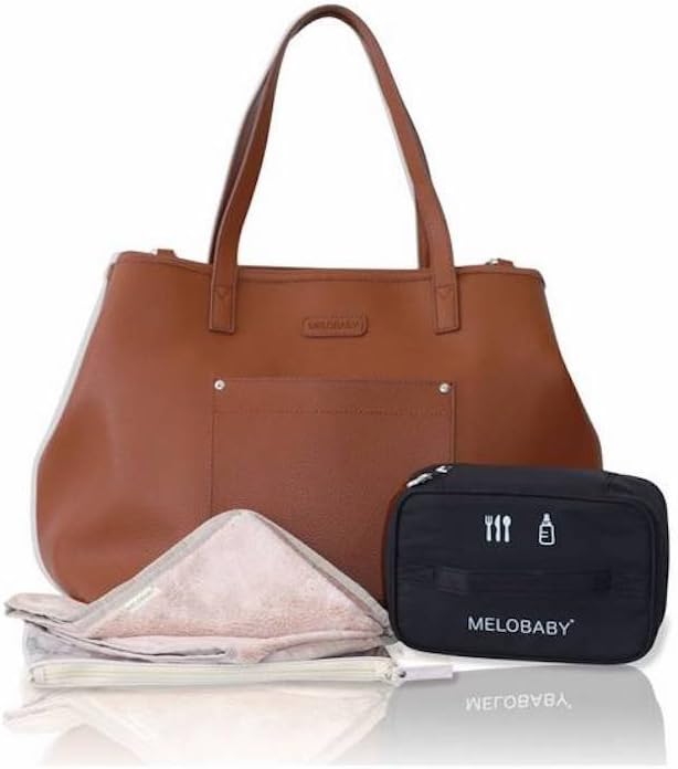 Melobaby Vesancy Nappy Changing Bag - Tan