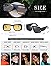 kimorn Sunglasses for Women Men Trendy Retro Fashion Sun Glasses 90’s Vintage Y2K Oversize Square Frame Shades K1337 (Black Yellow+Black Grey)