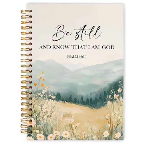 Carnet chrétien avec verset de la Bible pour notes et méditation