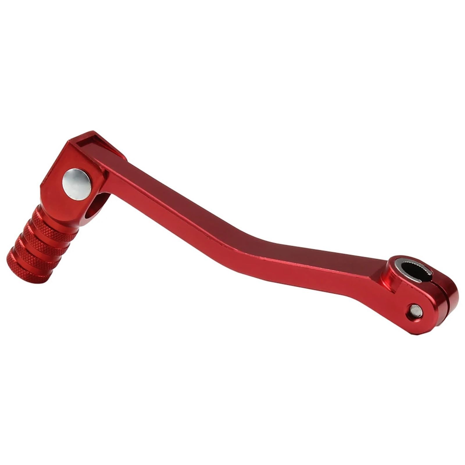 LCCOZMD Motorcycle Folding Gear Shift Lever CNC Aluminum Accessories for Honda for Suzuki for Kawasaki for Dirt for Bike Motocross Part for Enduro(Red)