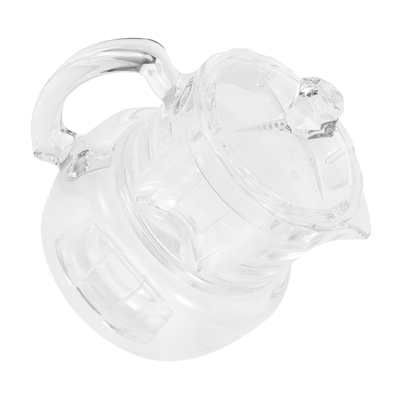 HEALLILY Honey Container Handle Plastic Syrup Dispenser Honey Jar for Bakery Unique Design Easy to Use