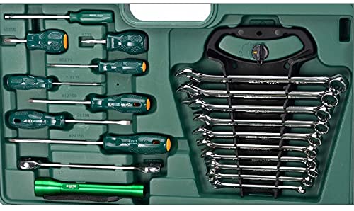 Kit de herramientas manuales 58 piezas con caja plástica miniatura 3