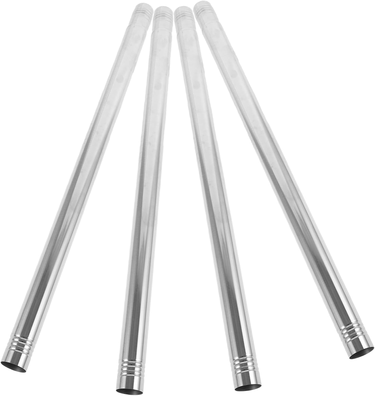 STOBAZA 16pcs Replacement Mop Pole for Floor Cleaning Stainless Steel Rod Mop Handle