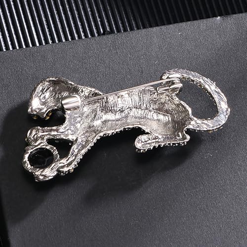 Image of Animal Brooch for Men Vintage Metal Wildlife Lapel Pin Suit Jacket Badge Fashion Accessories for Men