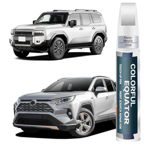 Image of 1D4 Pewter Metallic Touch Up Paint for Toyota, Car Paint Pen Scratch Repair Two-In-One Touch Up Paint, Premium Car Scratch Remover for Deep Scratches