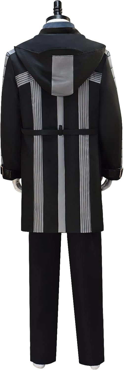 Men Cassian Andor Cosplay Jacket Coat Pants Uniform Black Andor Spy Costume Shirt Pants Belt for Halloween Party